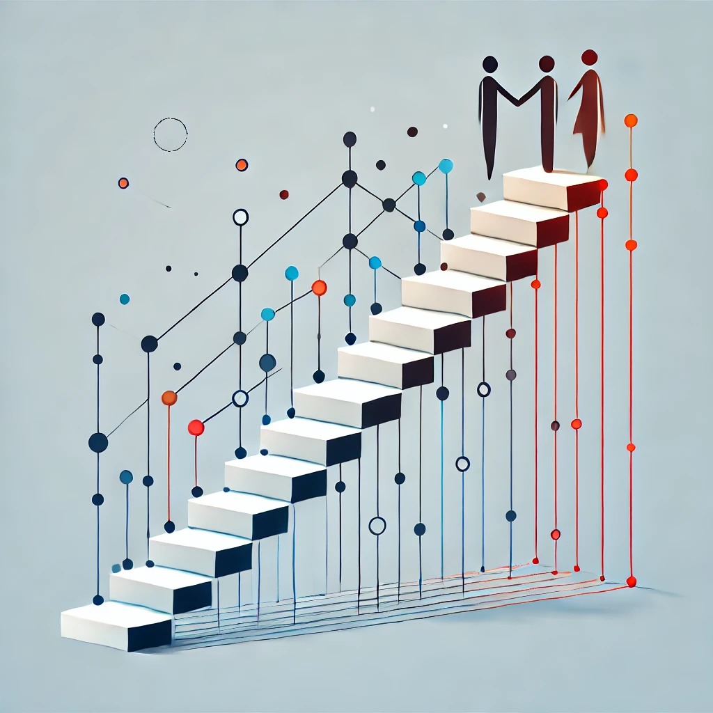 stairs depicting Levels of relationships
